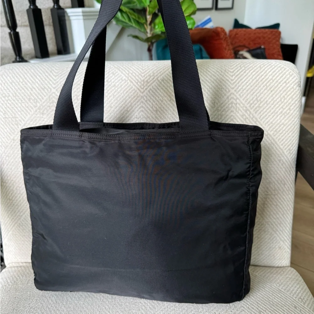 Prada Black Nylon Laptop Bag - Picture 3 of 9
